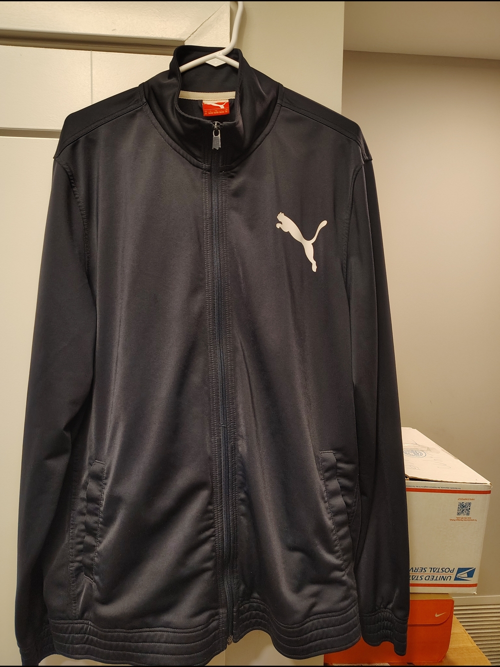 Puma  tracksuit jacket XL pants XL blue and white vintage tracksuit Classic